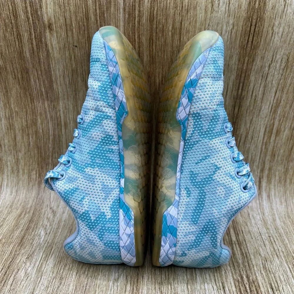 NOBULL Superfabric Women's Size 6.5 Blue Camo‎ Athletic Trainer Shoes Sneakers